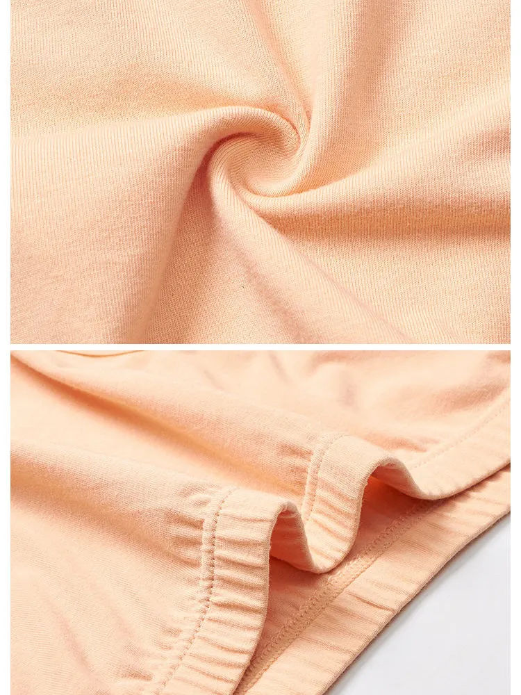 2-Pack Women's Cotton Sheer Elastic Soft Full Coverage Panties