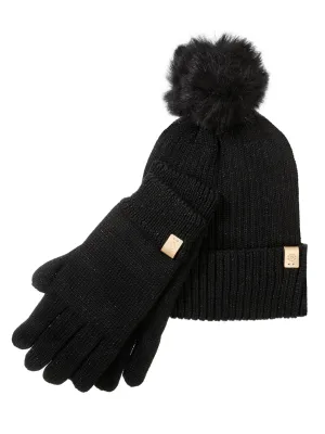 2 Pcs Gloves & Beanie Set