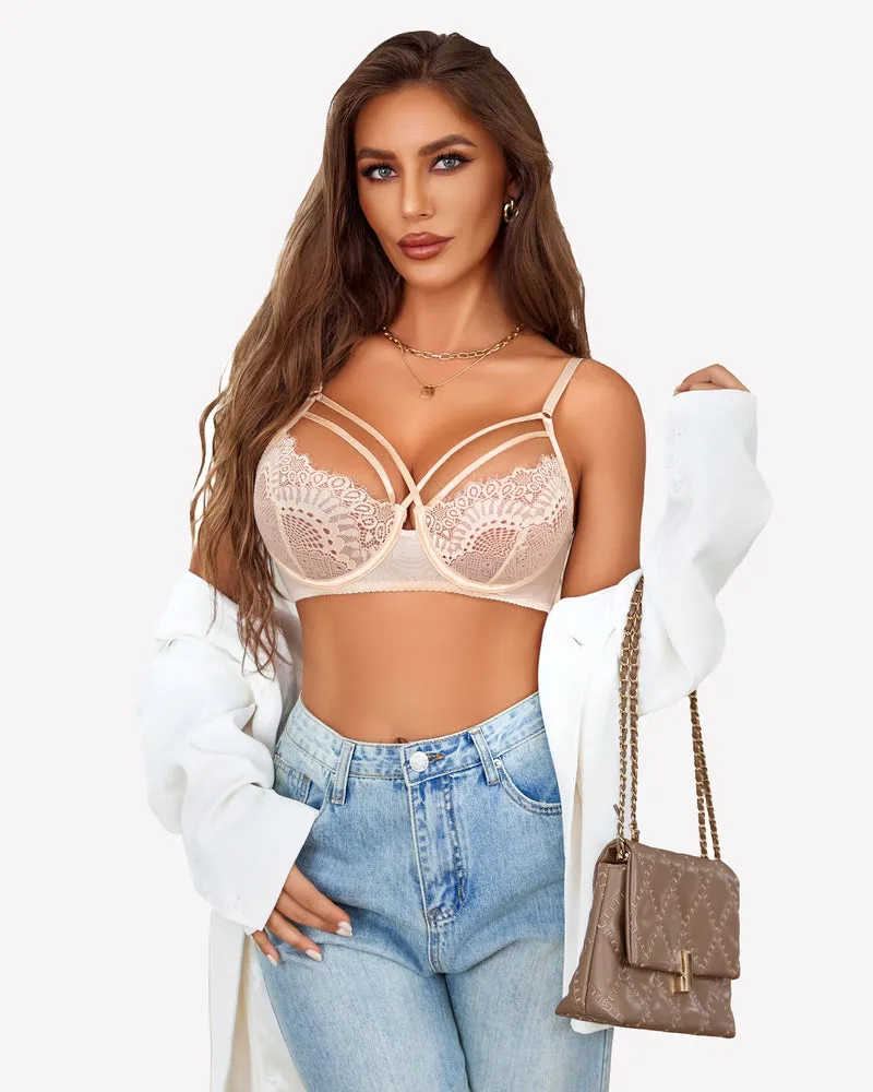 2 Pieces Lace Bra and Panty Sets