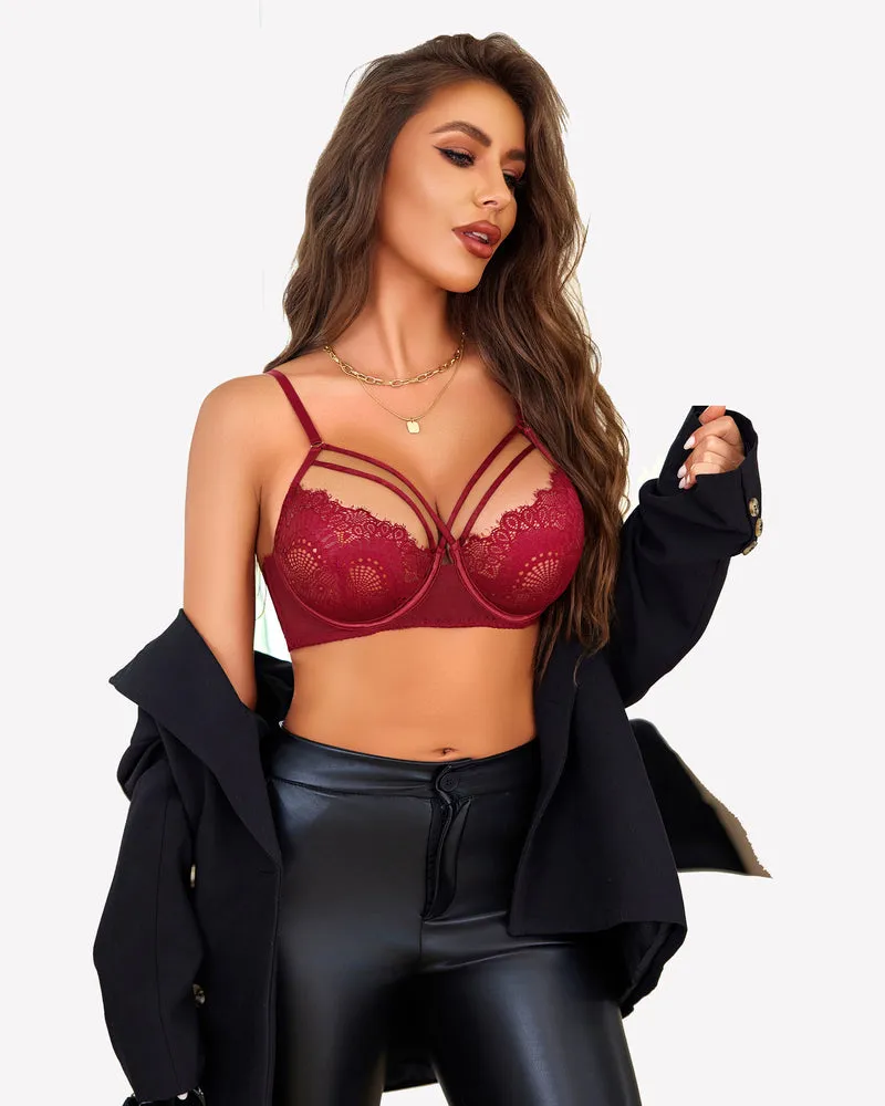 2 Pieces Lace Bra and Panty Sets