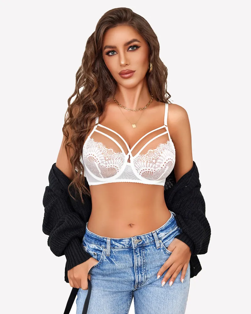 2 Pieces Lace Bra and Panty Sets