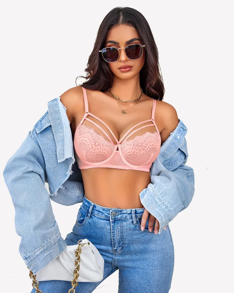 2 Pieces Lace Bra and Panty Sets