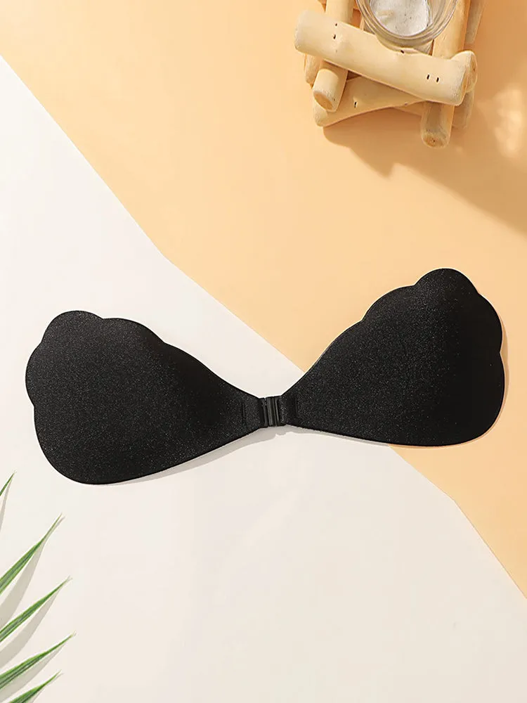 3 Pack Women's Front Closure Push-Up Adhesive Bras