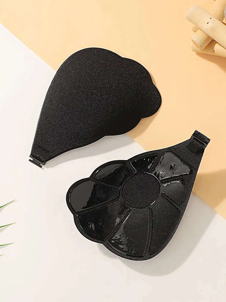 3 Pack Women's Front Closure Push-Up Adhesive Bras