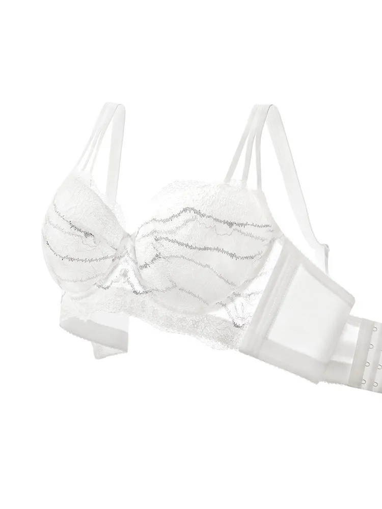 3D Comfort Push-Up Lace Bra with Enhanced Lift and Support