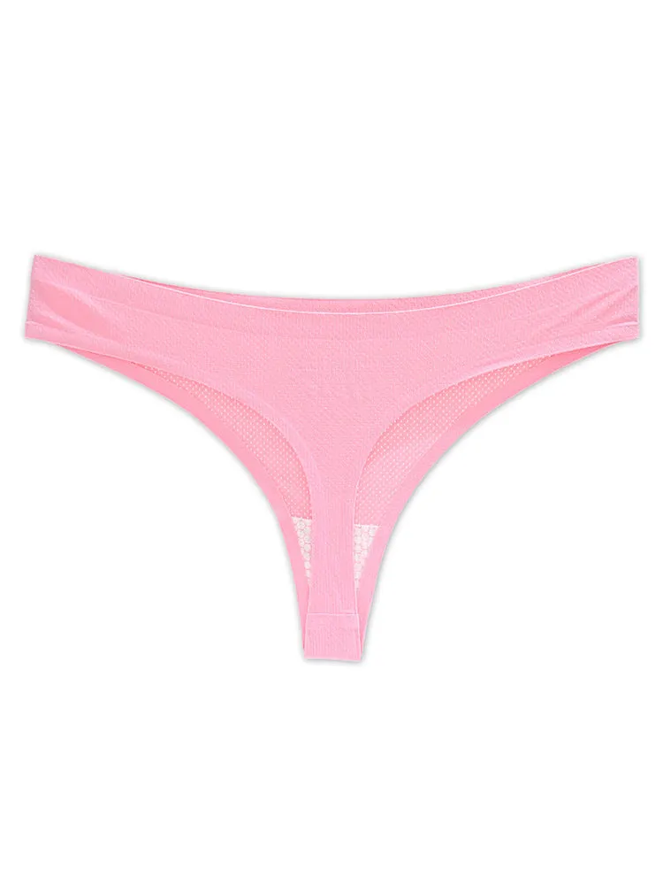 4-Pack Women's Sexy Seamless Invisible Thongs Panties