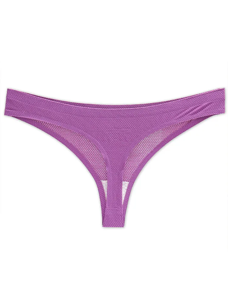 4-Pack Women's Sexy Seamless Invisible Thongs Panties