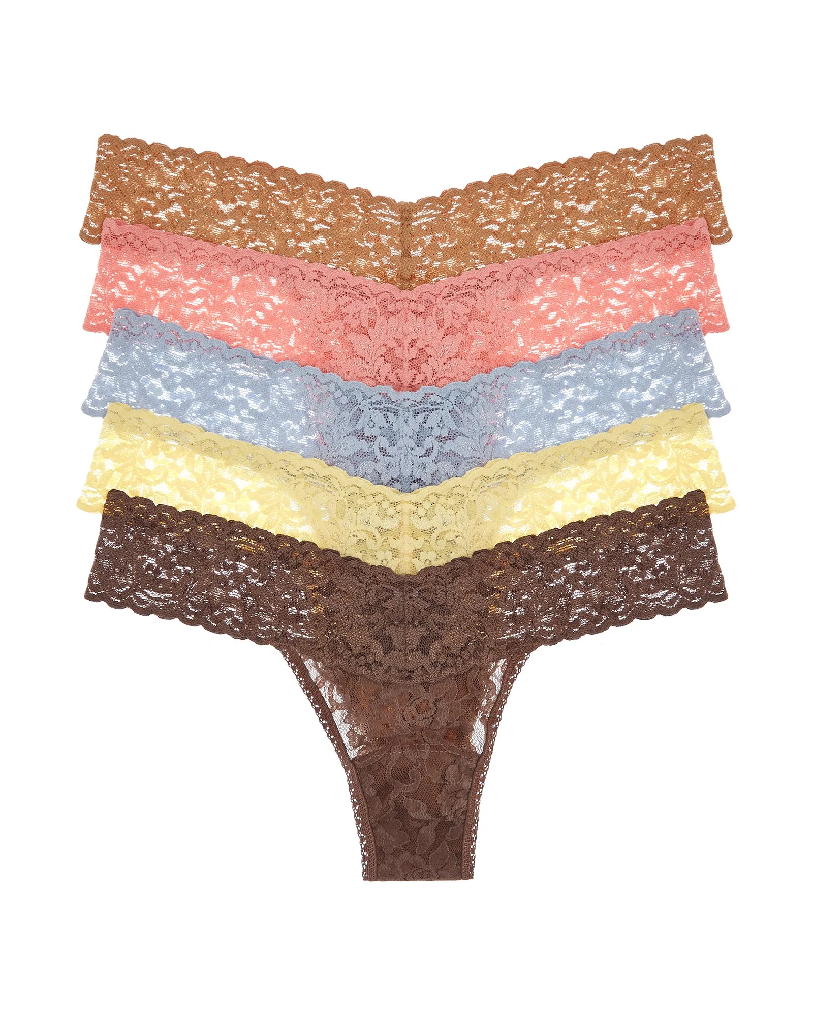5 Low Rise Thongs