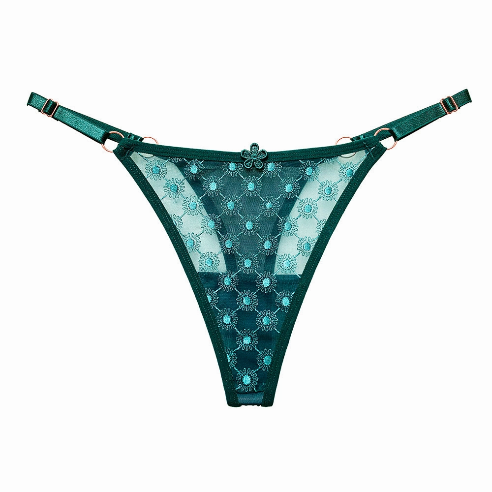 7 Pack Women Underwear Cotton Thongs T Back See Through G-Strings Sexy Lace Breathable Panties Underwear