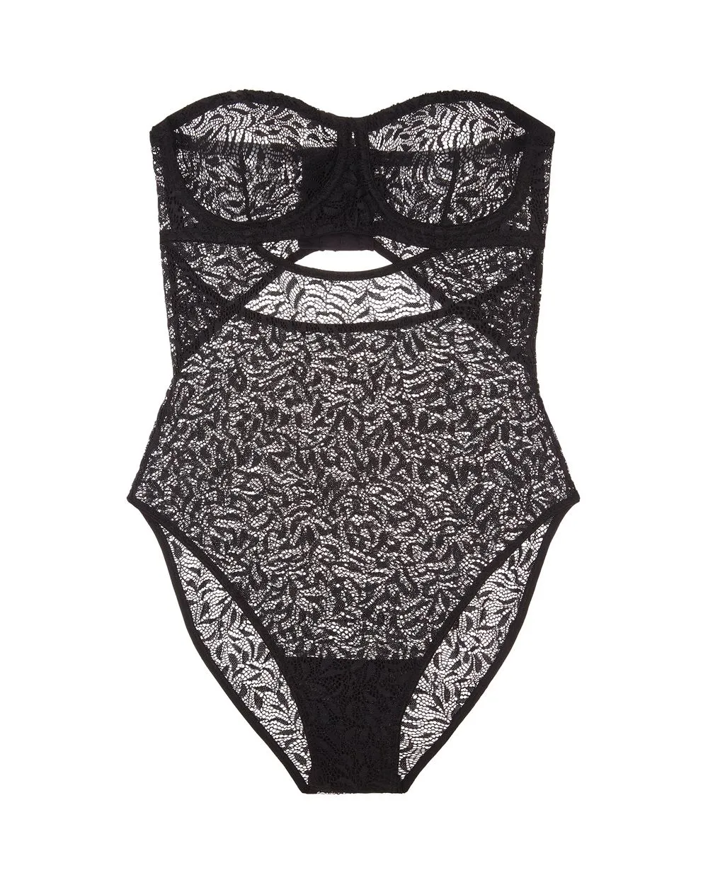 Acacia Underwire Strapless Cut Out Bodysuit