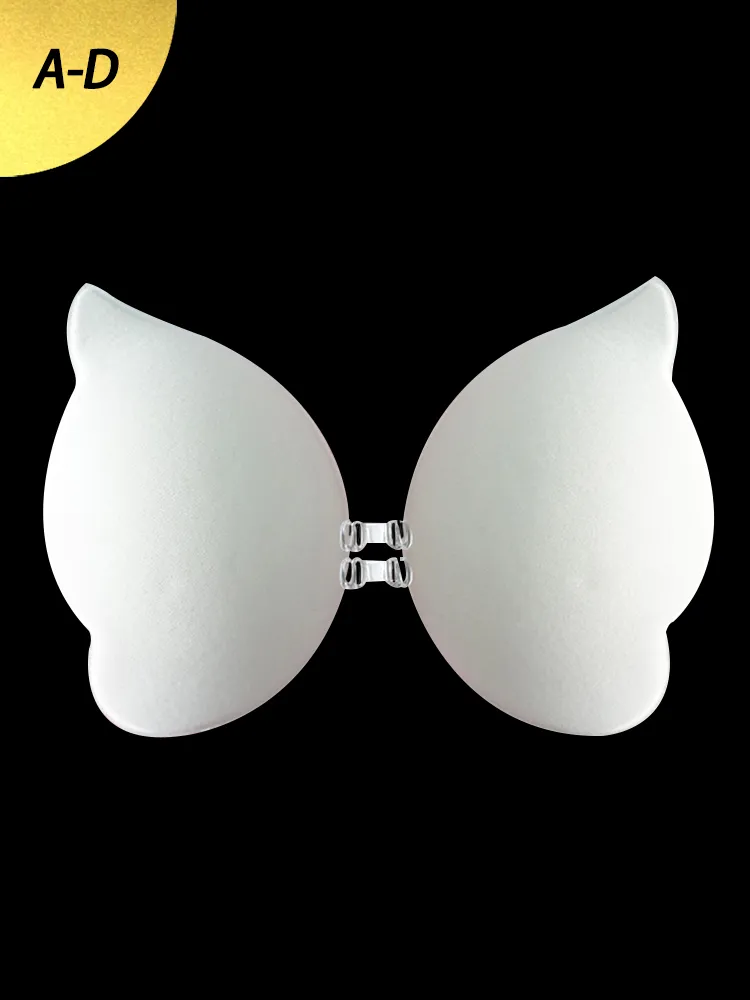 Adhesive Butterfly-Shaped Silicone Push-Up Invisible Bra