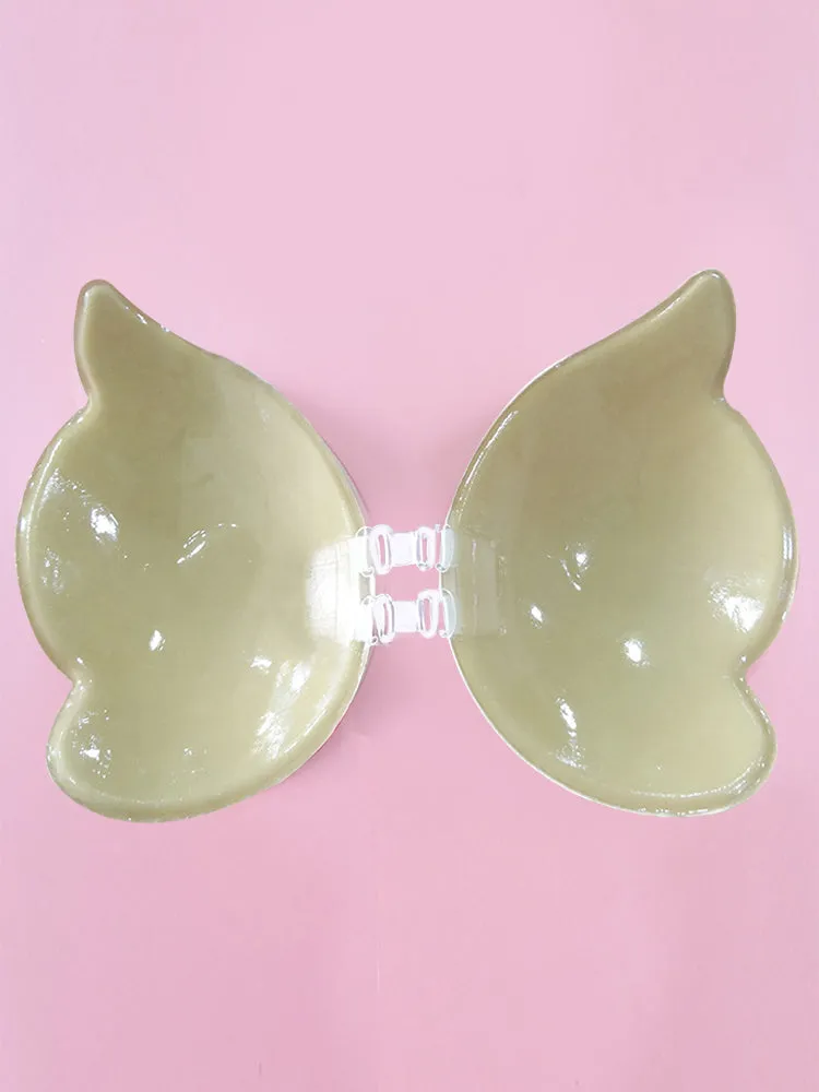 Adhesive Butterfly-Shaped Silicone Push-Up Invisible Bra