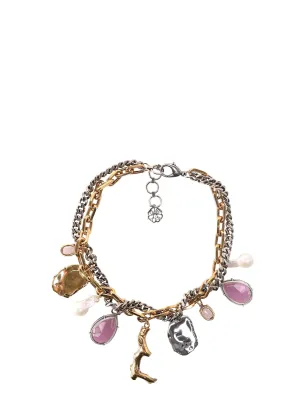 Alexander McQueen Coral Charm Chain Choker