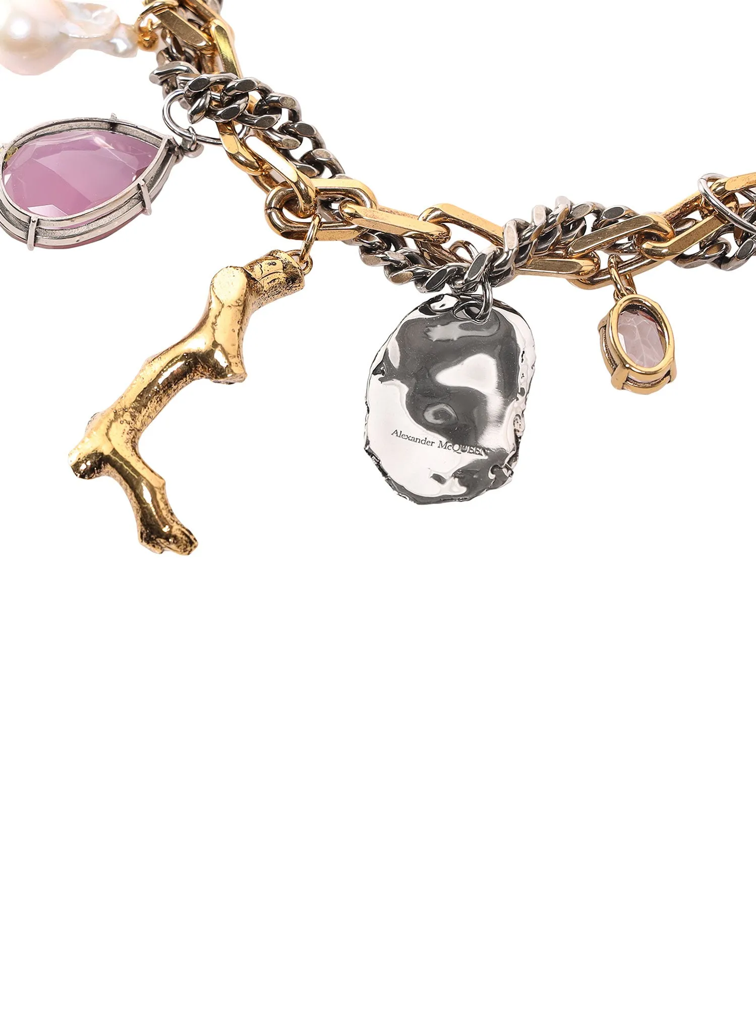 Alexander McQueen Coral Charm Chain Choker