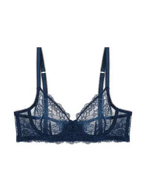 All Lace Boudoir Underwire Balconette Bra
