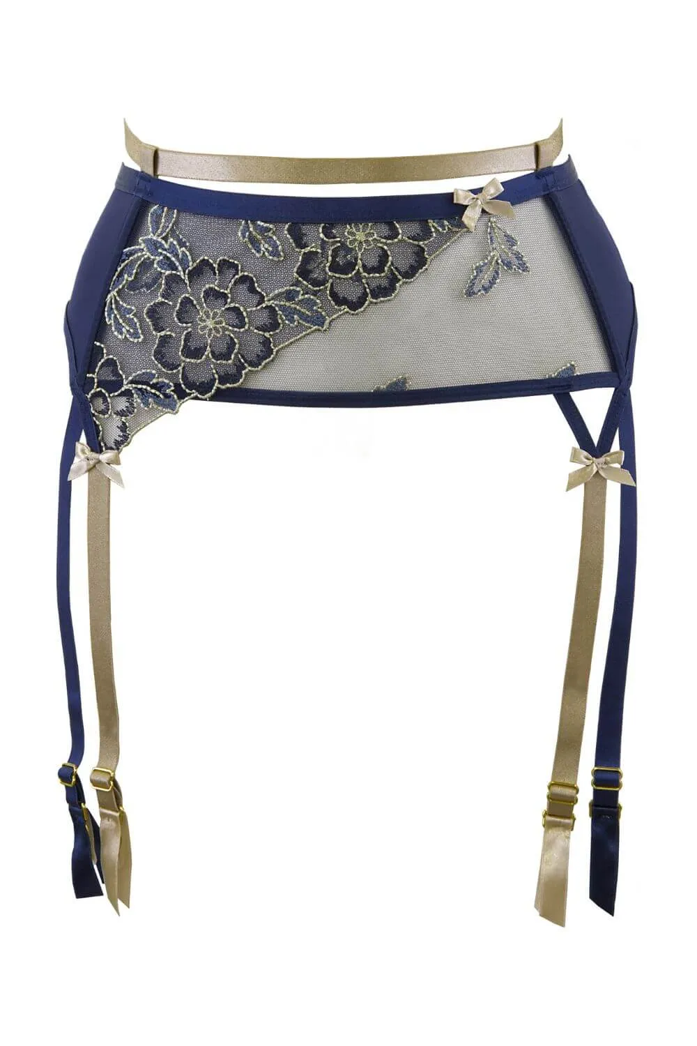 Axami Blue Lagoon Garter Belt - Limited Edition