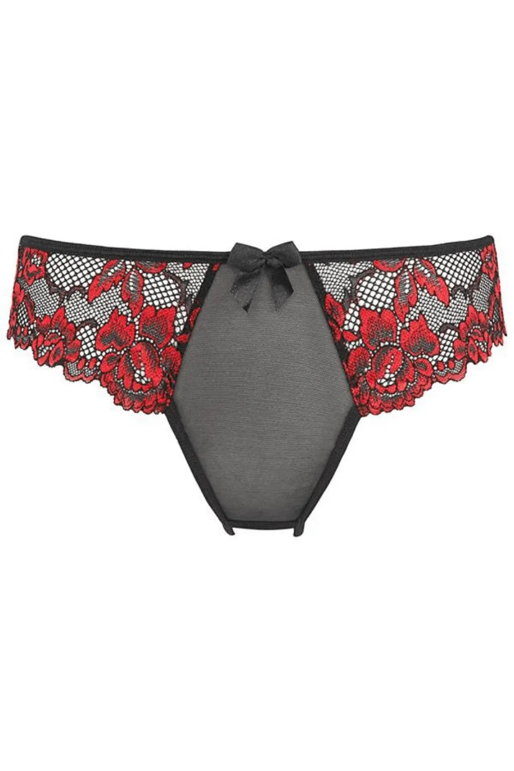 Axami Wild Roses Crotchless Thong