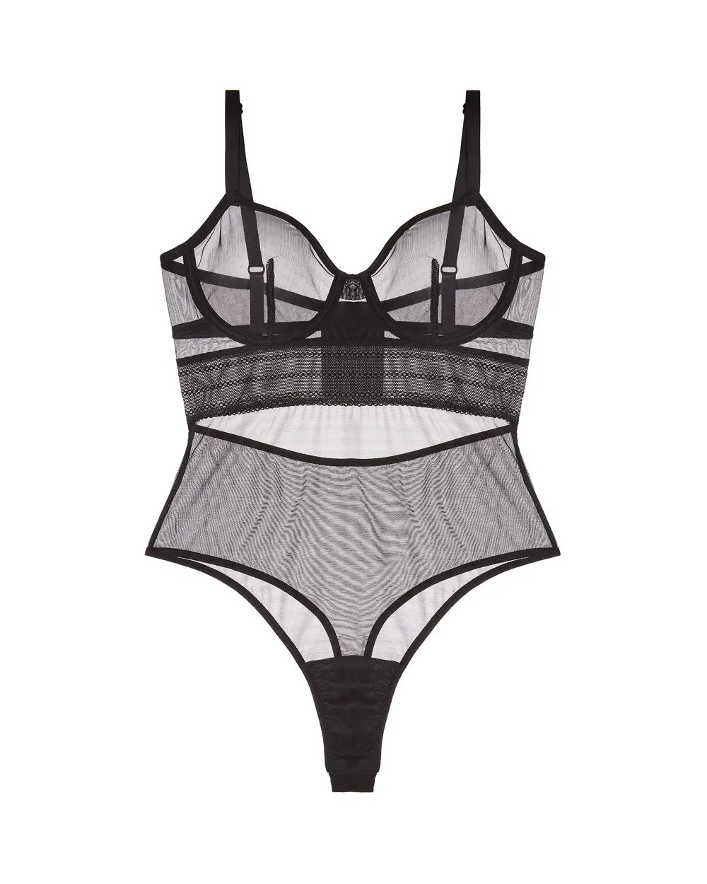 Bare Underwire Bodysuit
