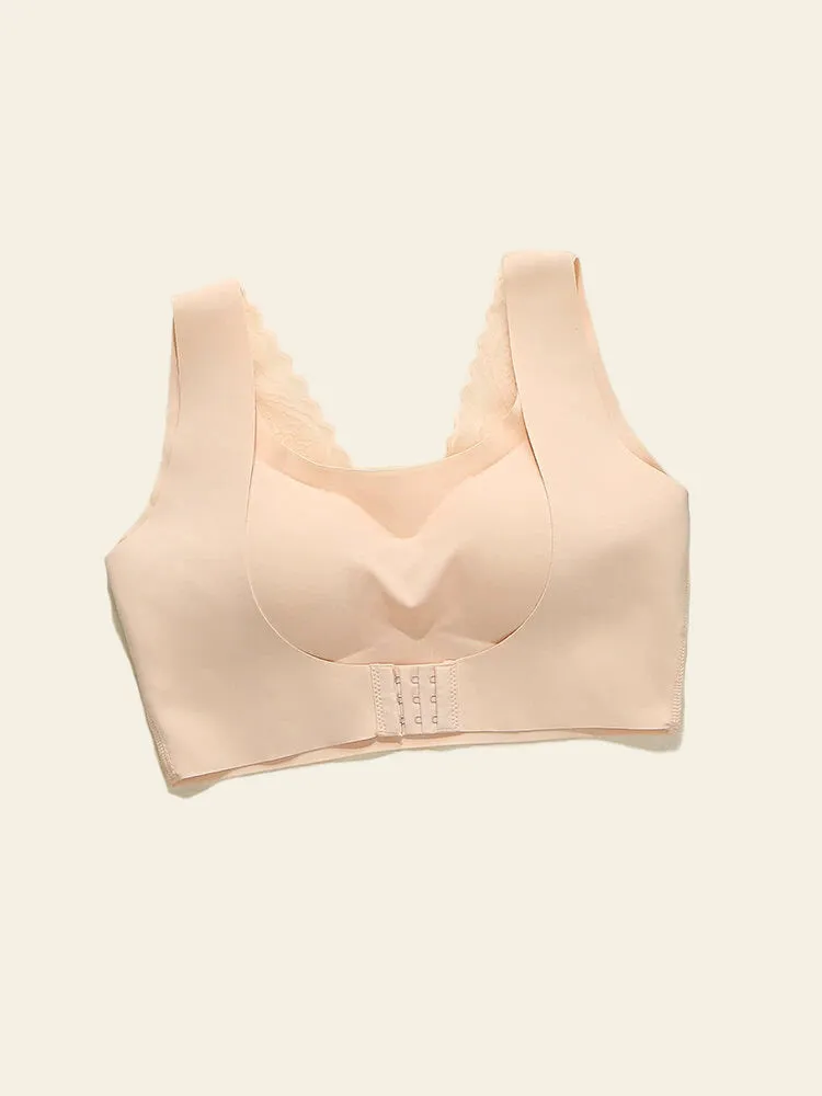 Beauty Back Seamless Cozy Front Closure Wireless Bra