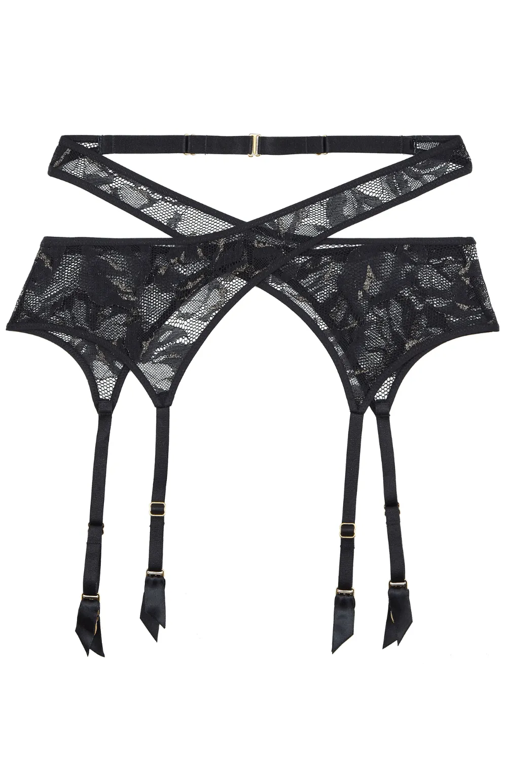 Boîte à Désir Twist and Love Lace Suspender Harness