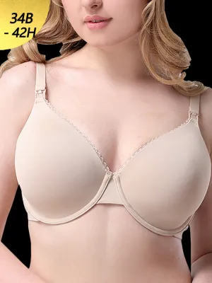 Comfort Full Coverage Lightly Padded Nursing Underwire Bra