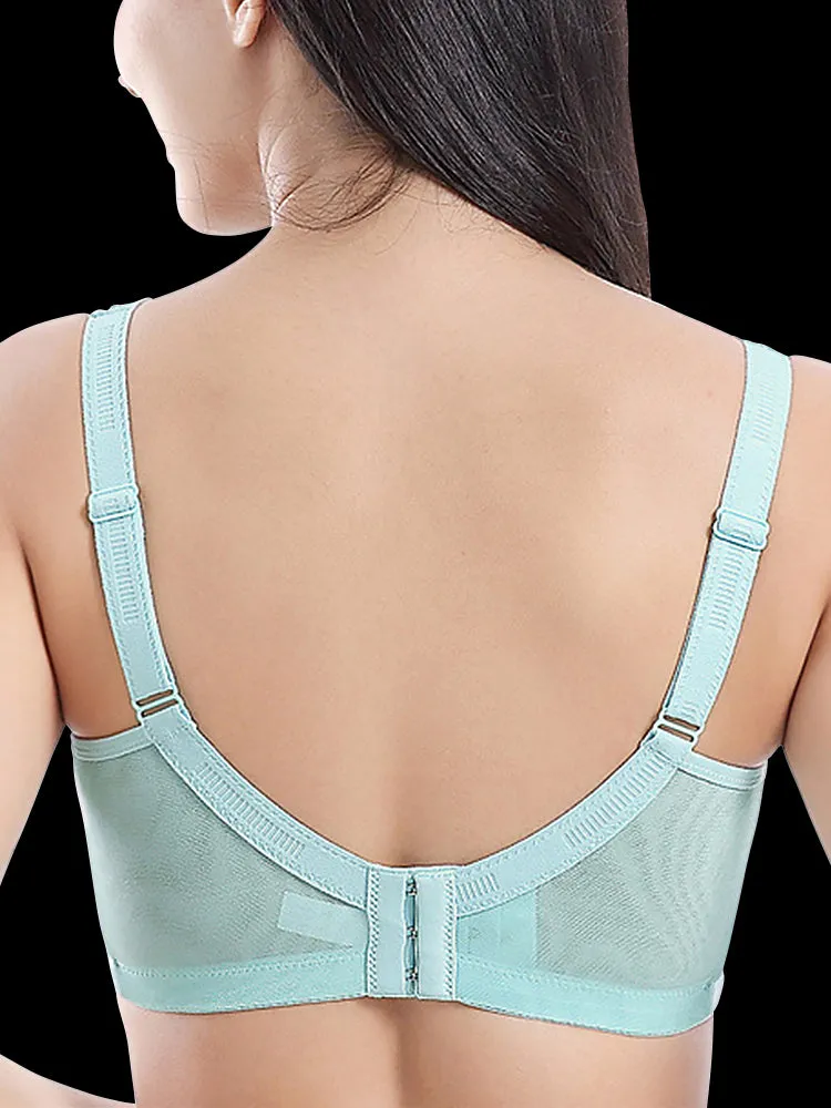 Comfort Lace Wireless Full Figure Bandeau Bra