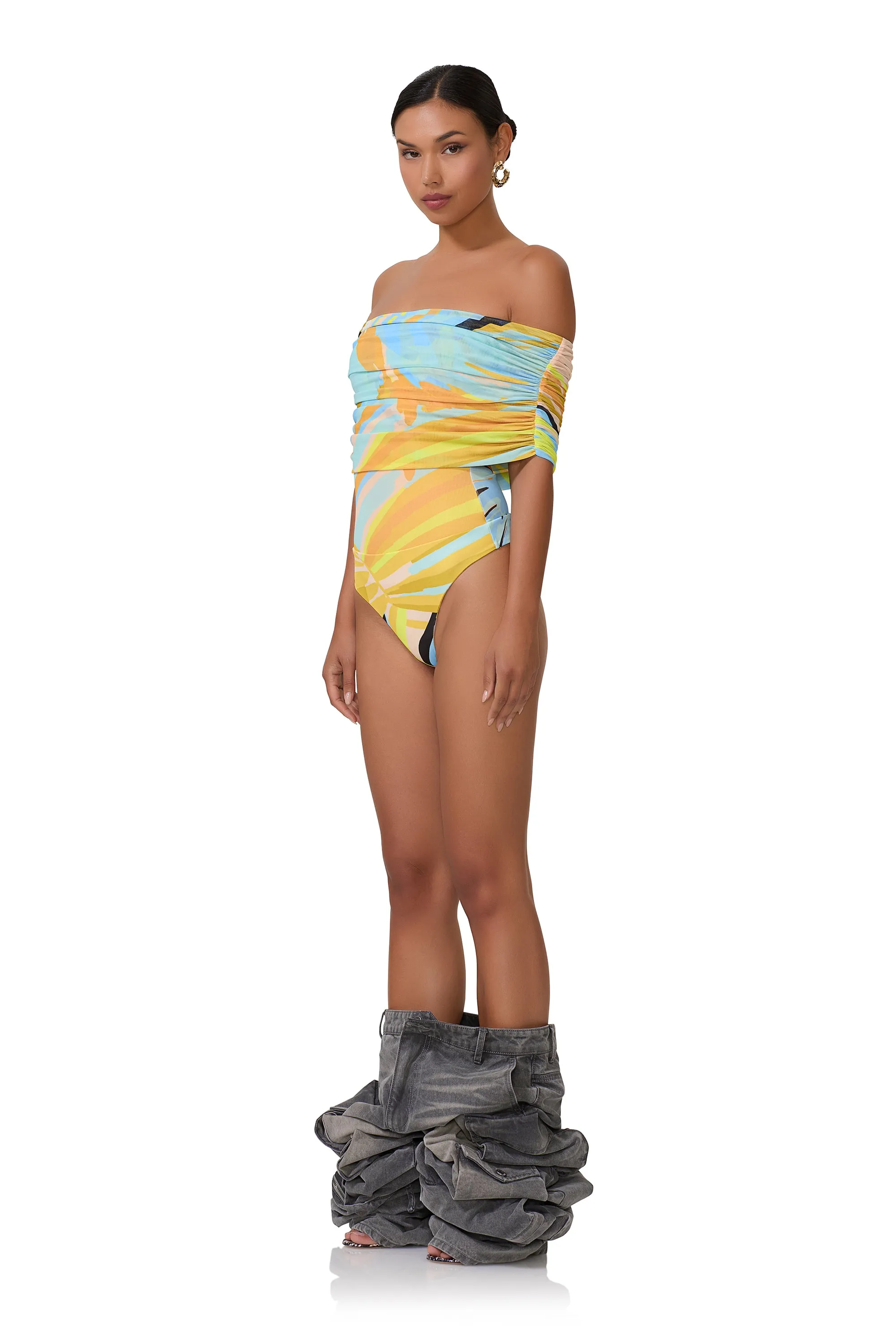 Divya Bodysuit - Bird of Paradise