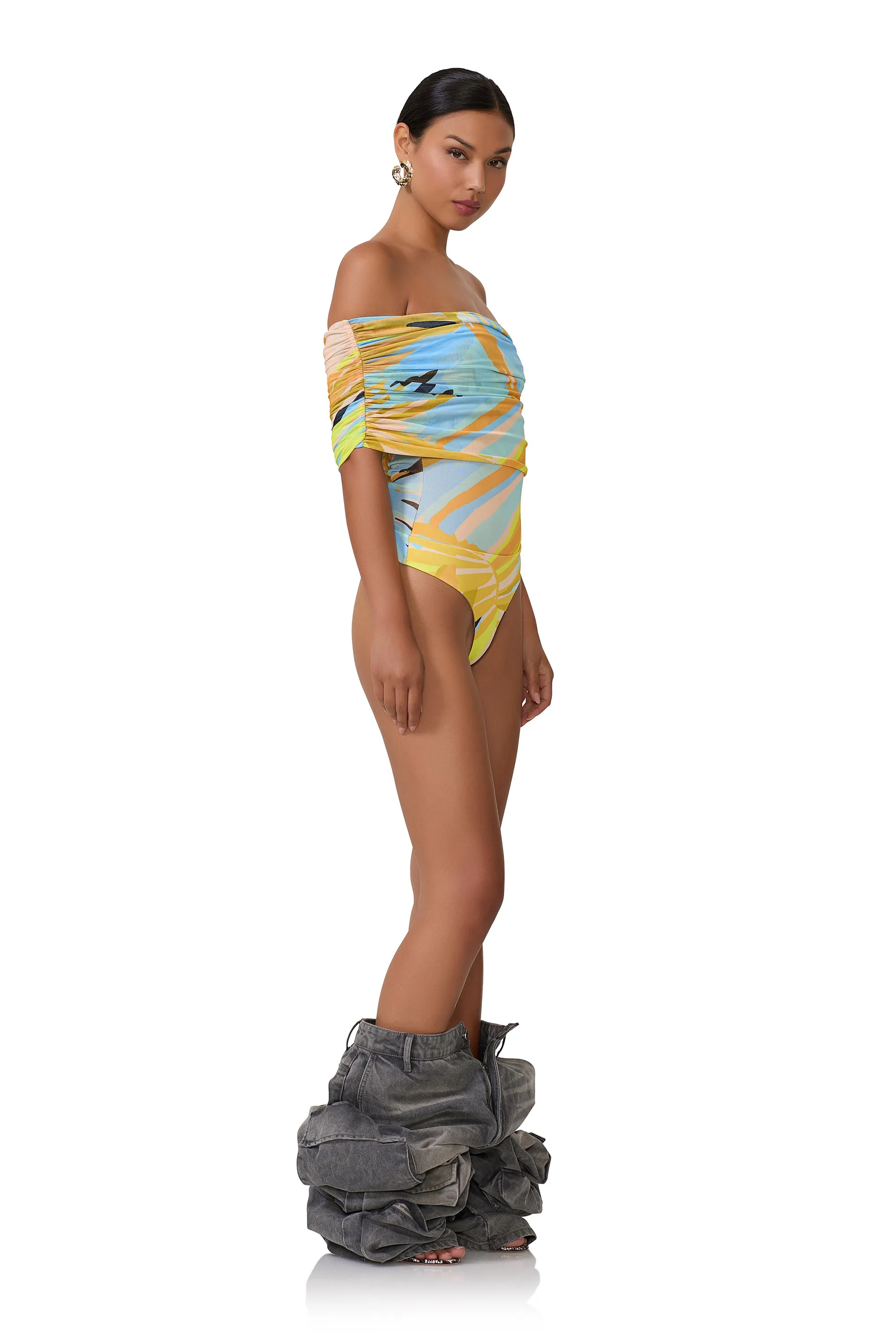 Divya Bodysuit - Bird of Paradise