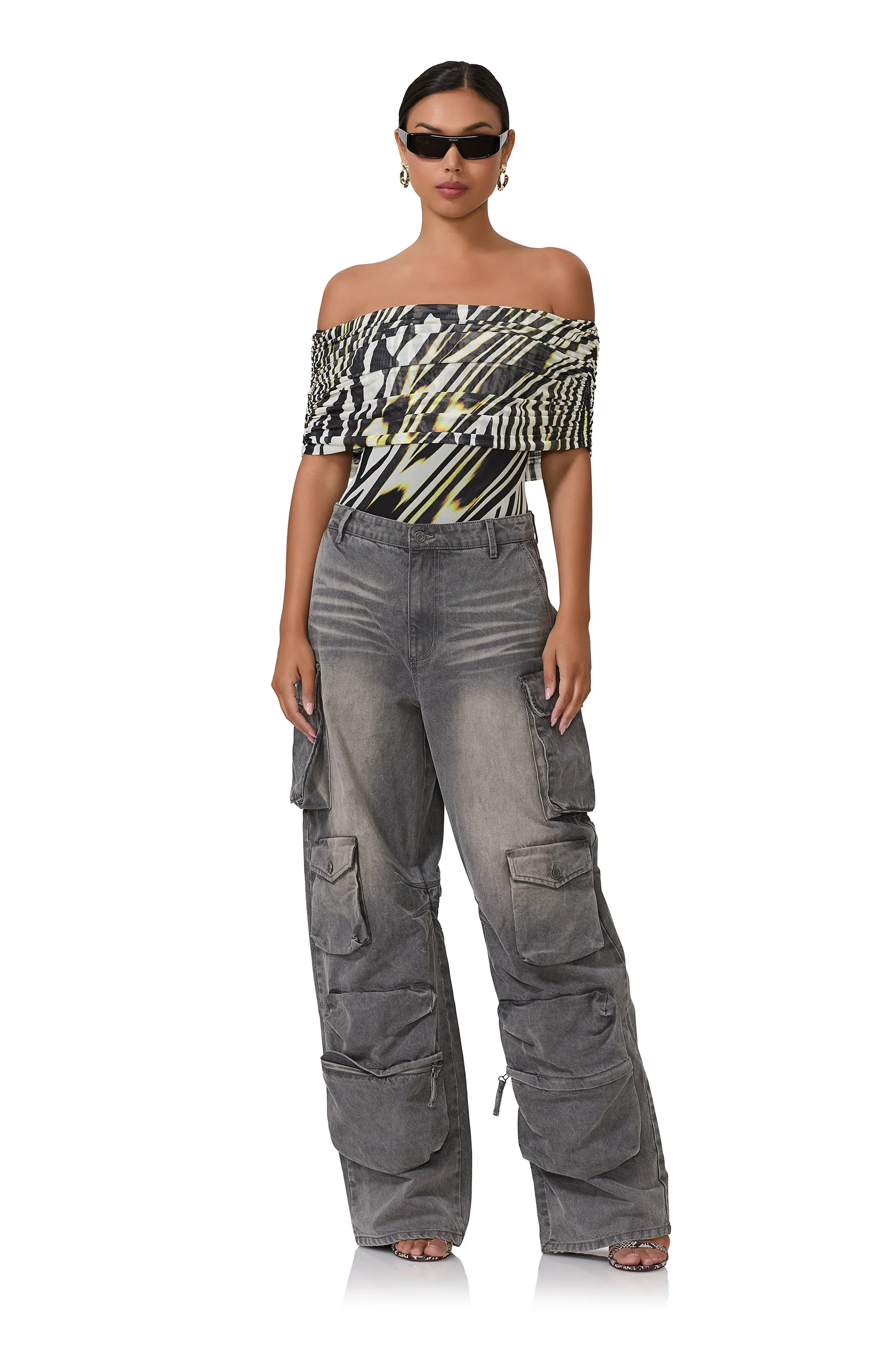 Divya Bodysuit - Zebra Lime
