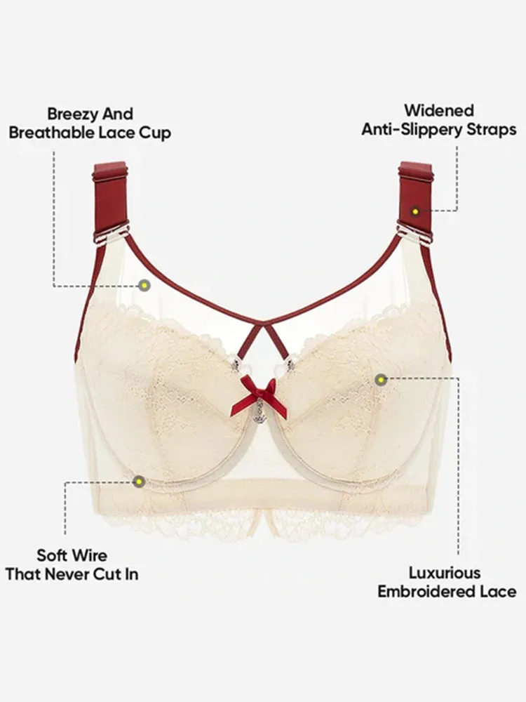 Everyday Ultra-Thin Sexy Lace Push Up Bra
