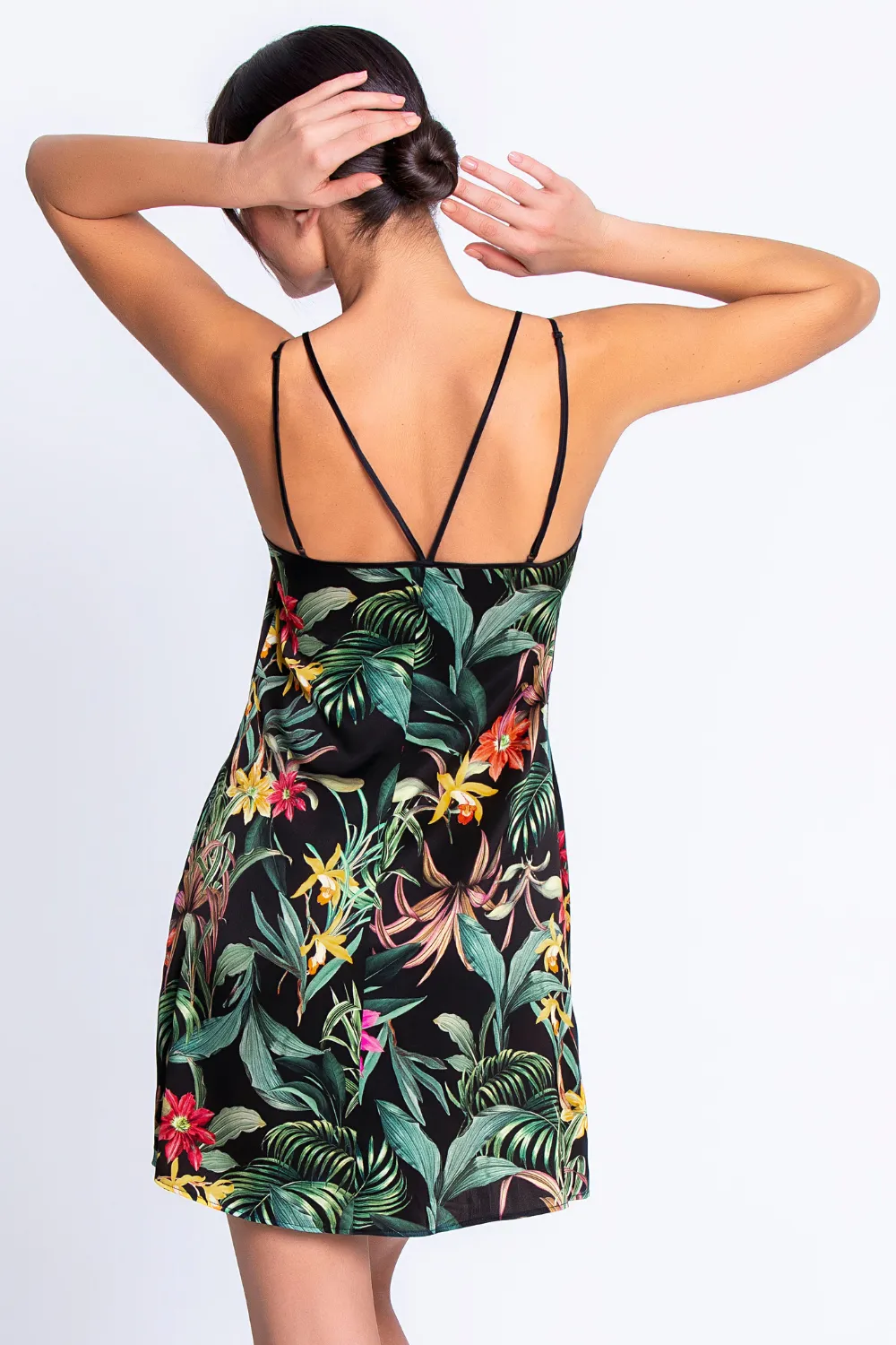 Fleurs Etoiles Silk Nightie