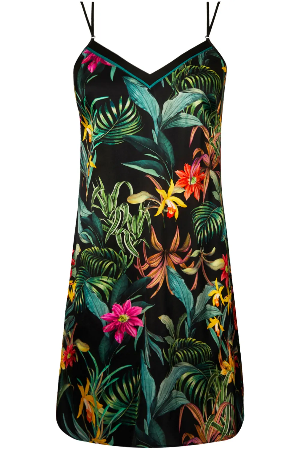 Fleurs Etoiles Silk Nightie