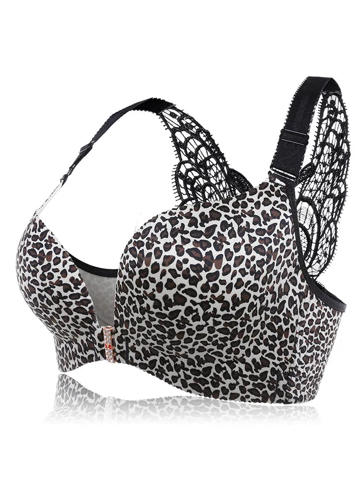Front Closure Butterfly Back Wireless Bra