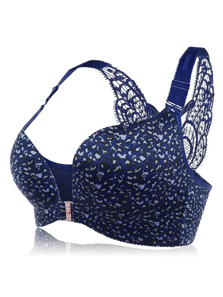 Front Closure Butterfly Back Wireless Bra