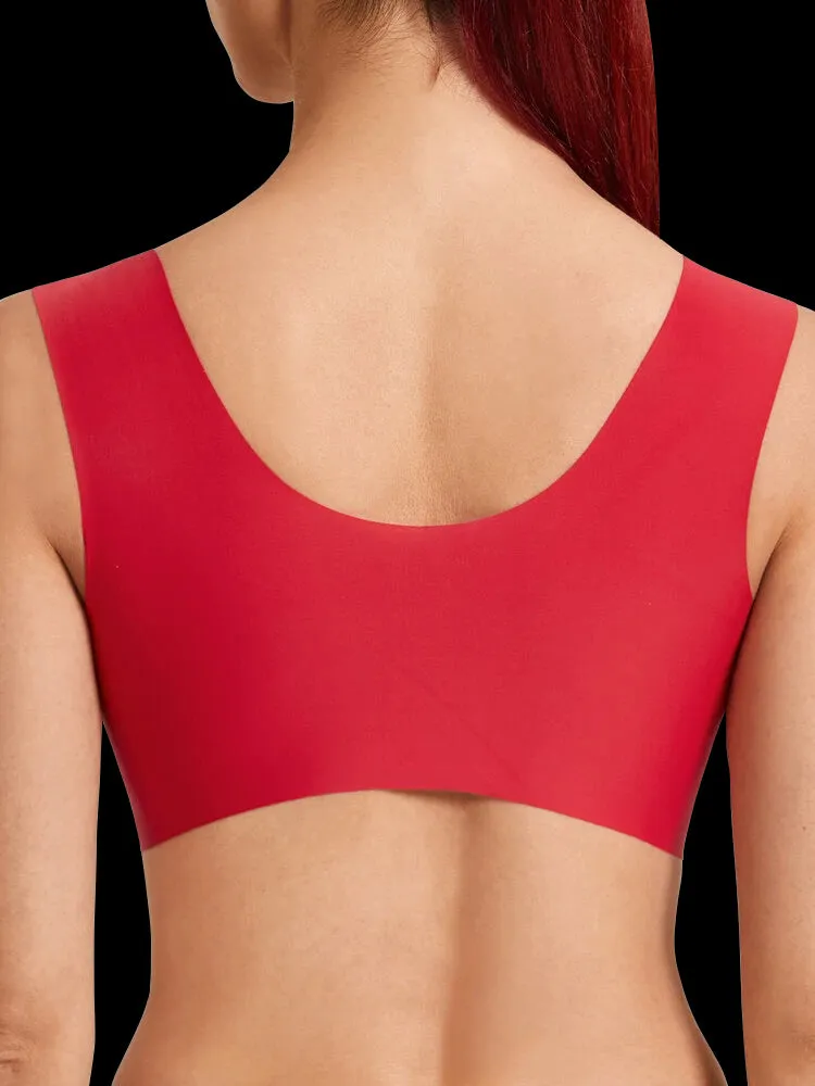 Front Closure T-shirt Wireless Bras