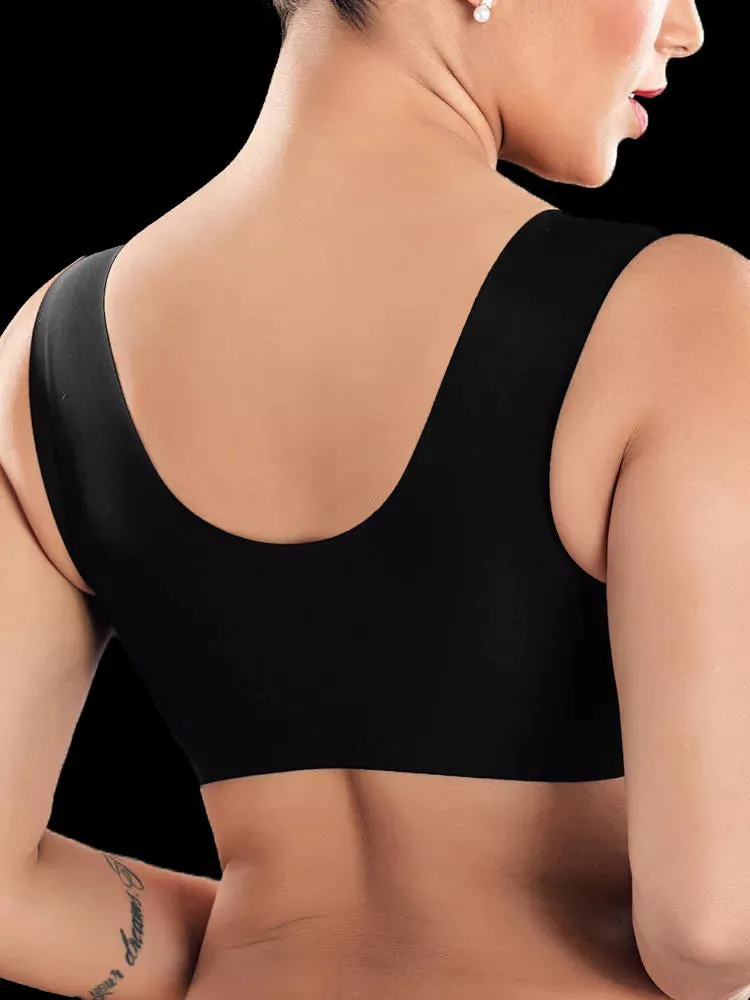 Front Closure T-shirt Wireless Bras