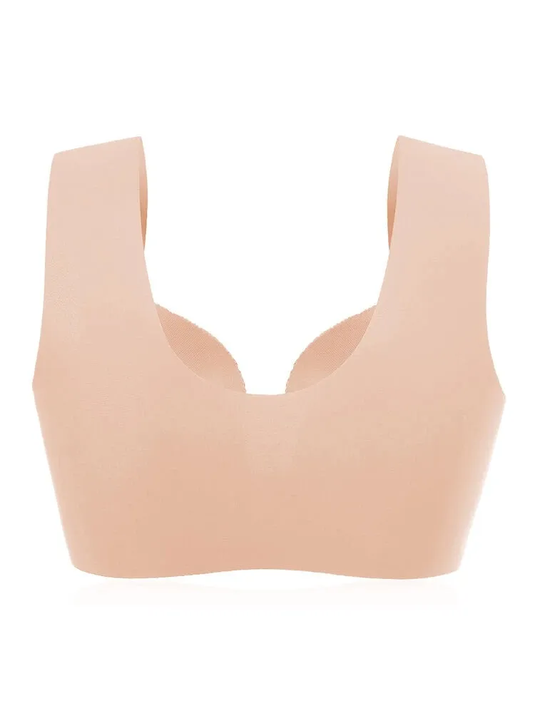 Front Closure T-shirt Wireless Bras
