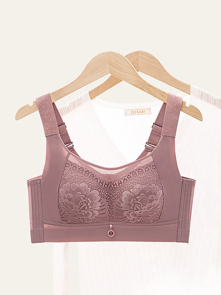 Full Coverage 3D Support Wireless Minimizer Bra