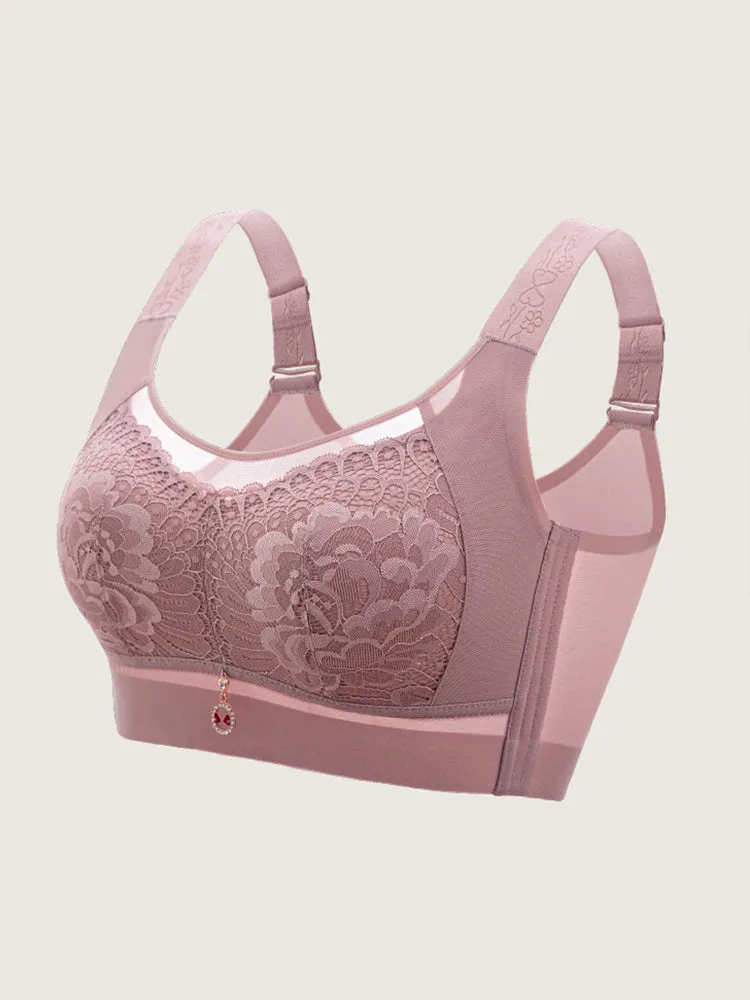 Full Coverage 3D Support Wireless Minimizer Bra