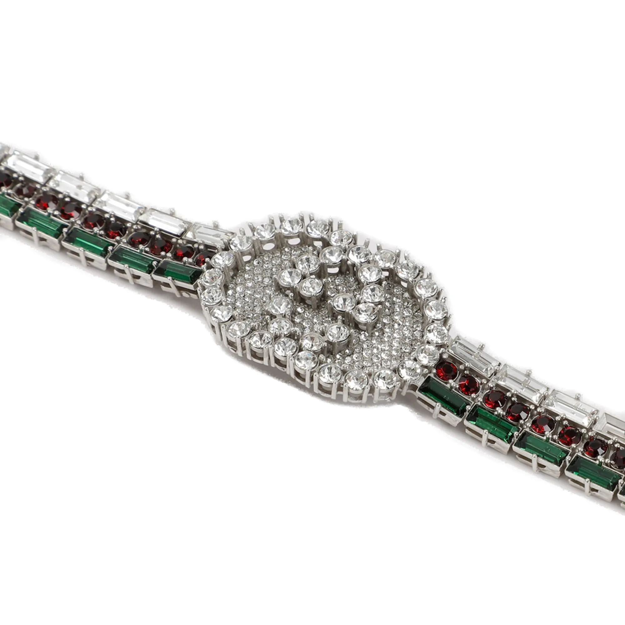 Gucci Embellished Web Choker