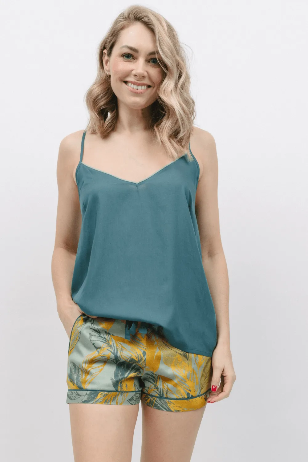Hannah Modal Camisole Green