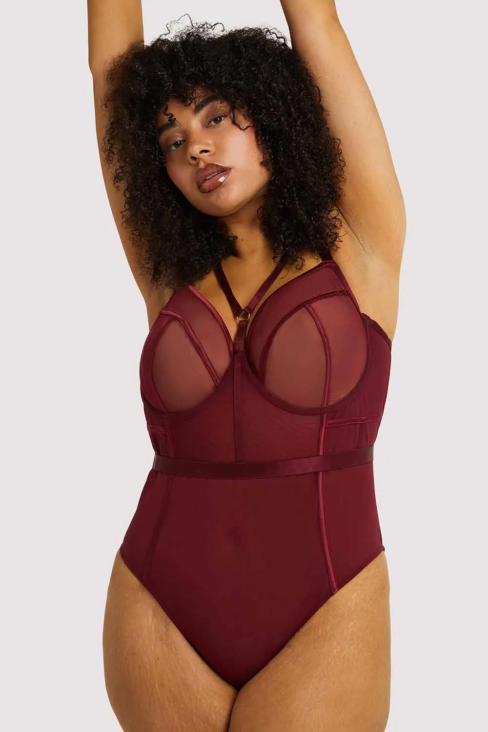 Harper Bordeaux Bodysuit