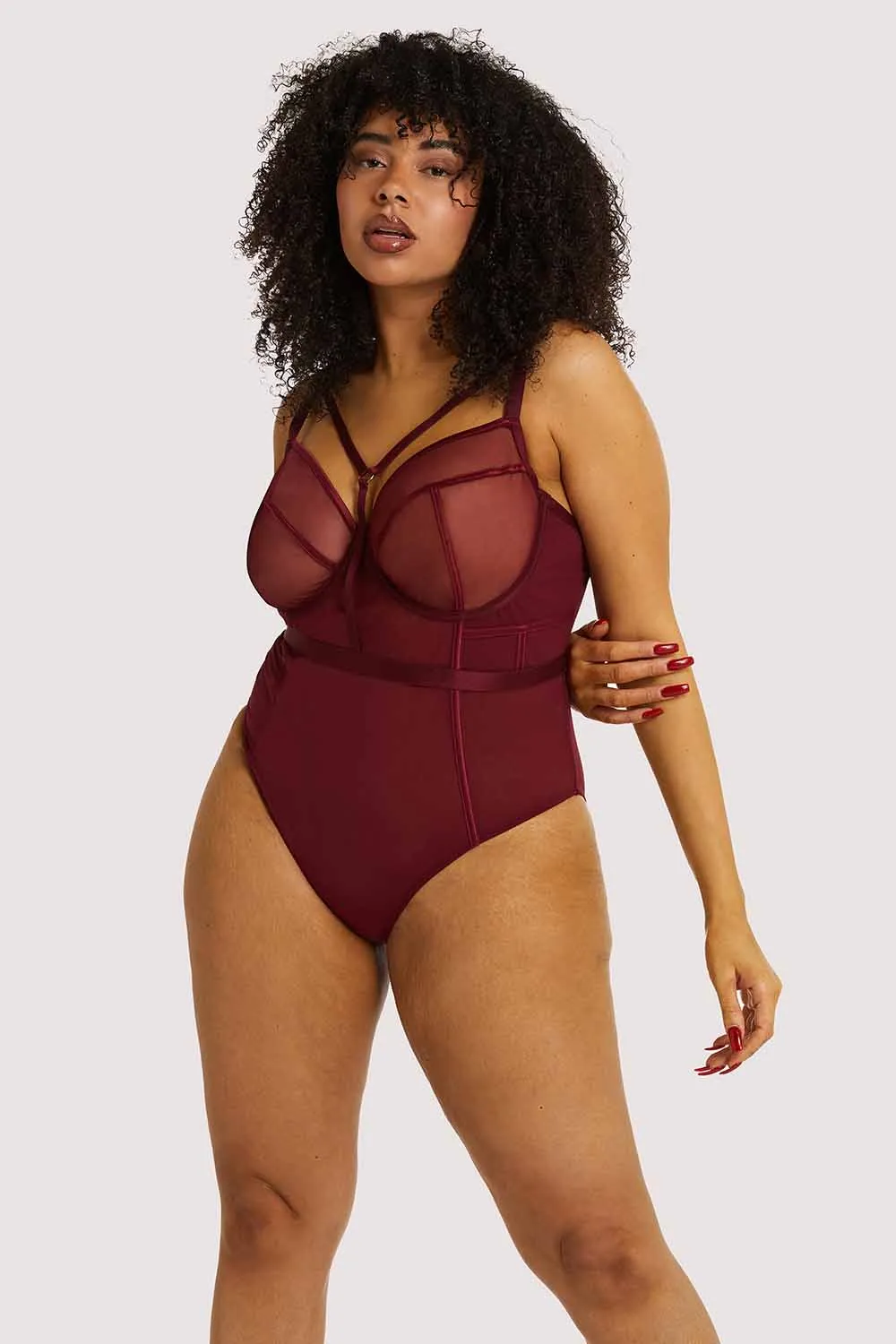 Harper Bordeaux Bodysuit