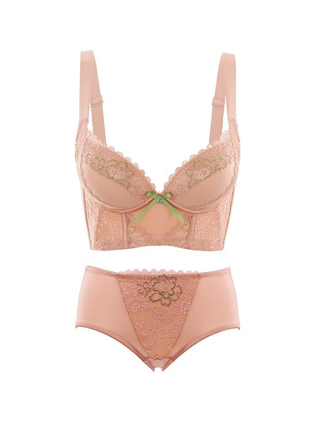 Heightened Side Support Push-up Underwire Bra