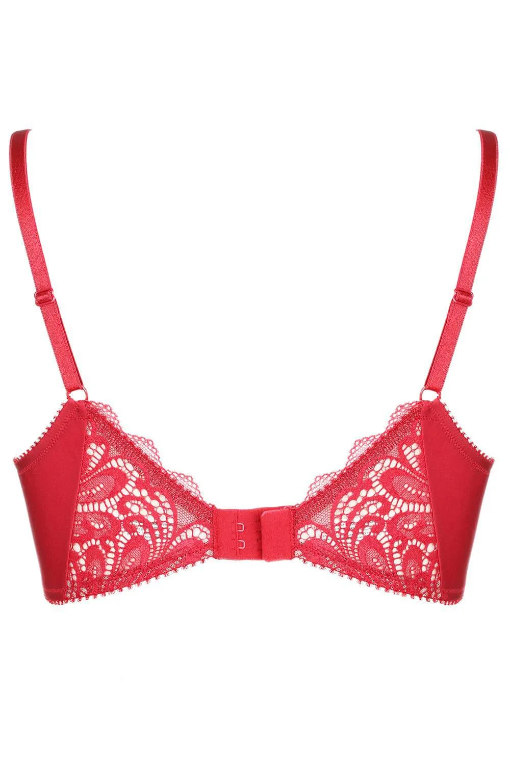 Hey Jude! Push Up Bra in Red