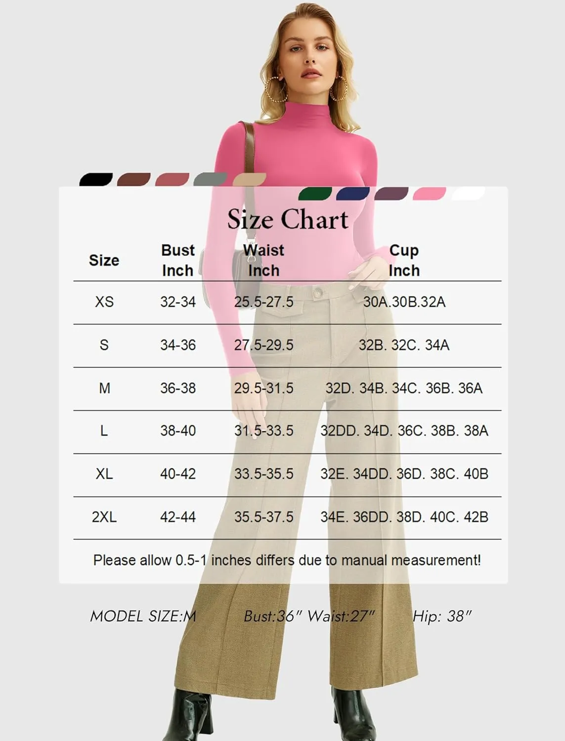 High Neck Snap Closure Soft Bodysuit Shapewear