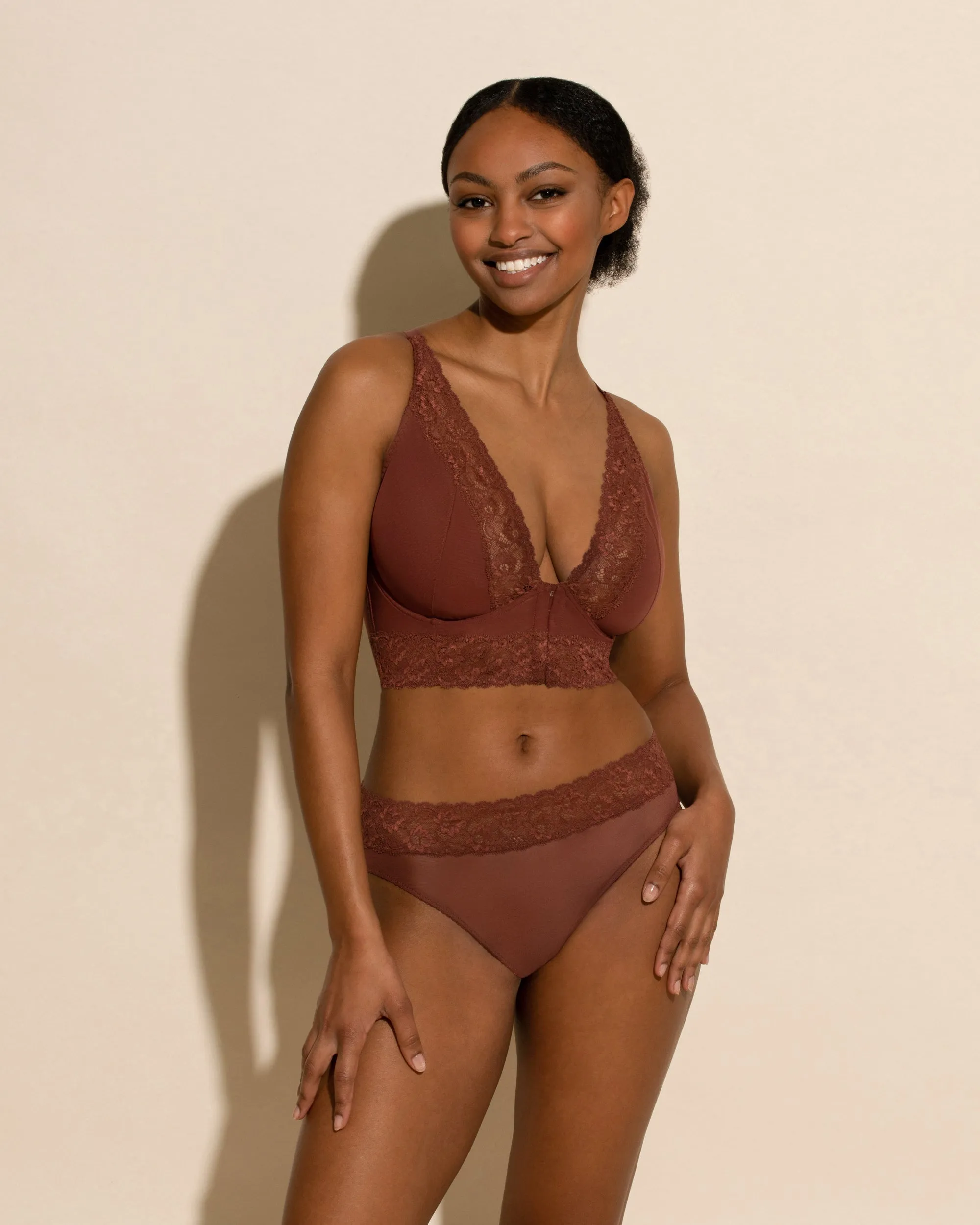 Hochgeschnittener Bikini