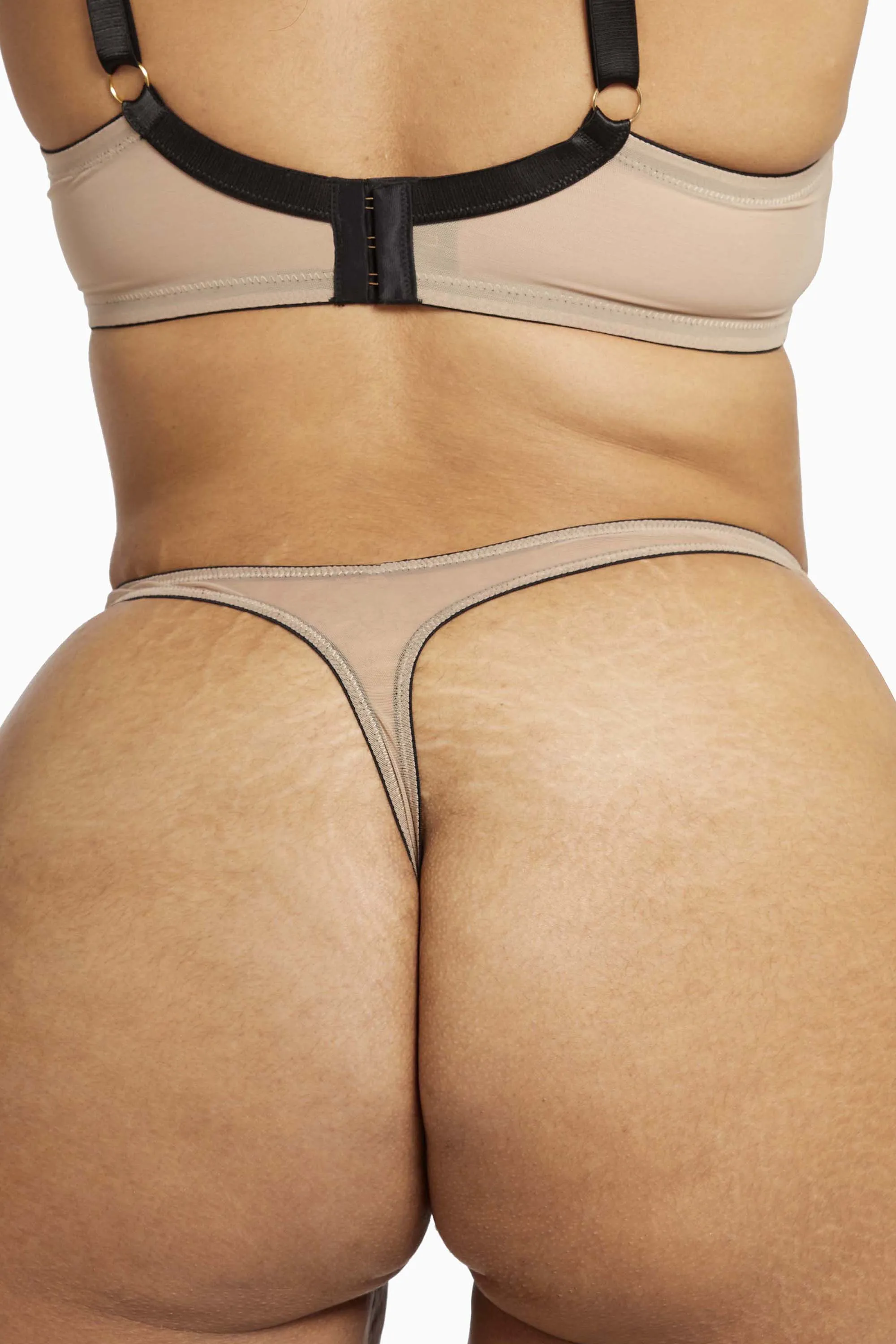 Katy Rose Embroidered Thong Core
