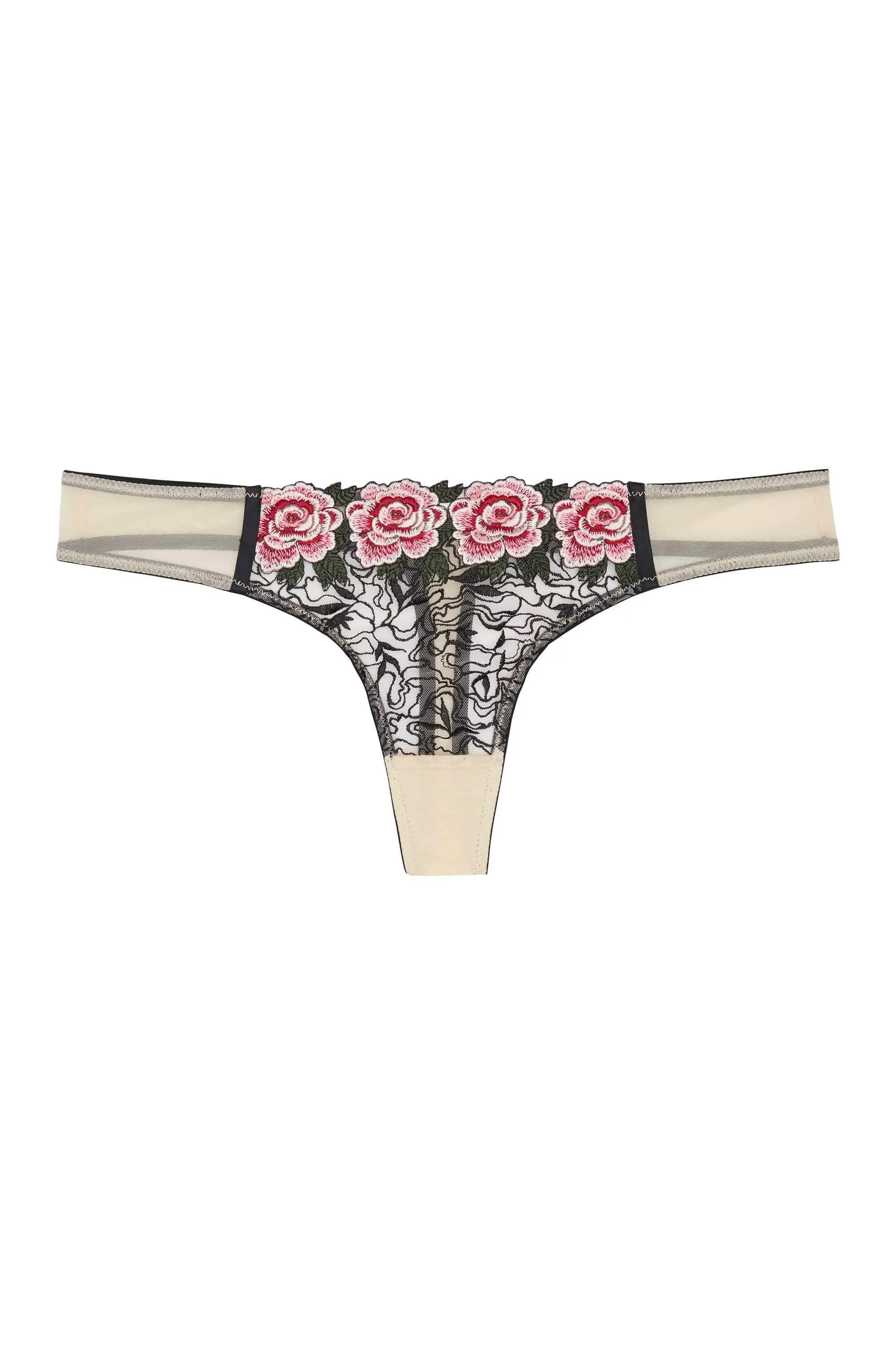 Katy Rose Embroidered Thong Core