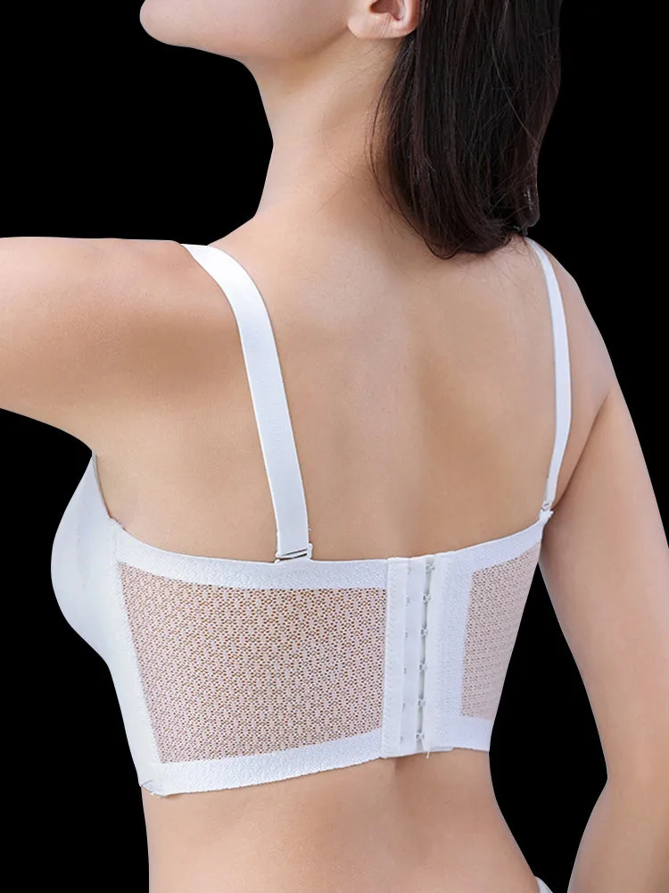 Lace Adjustable Push Up Non-Slip Strapless Bras